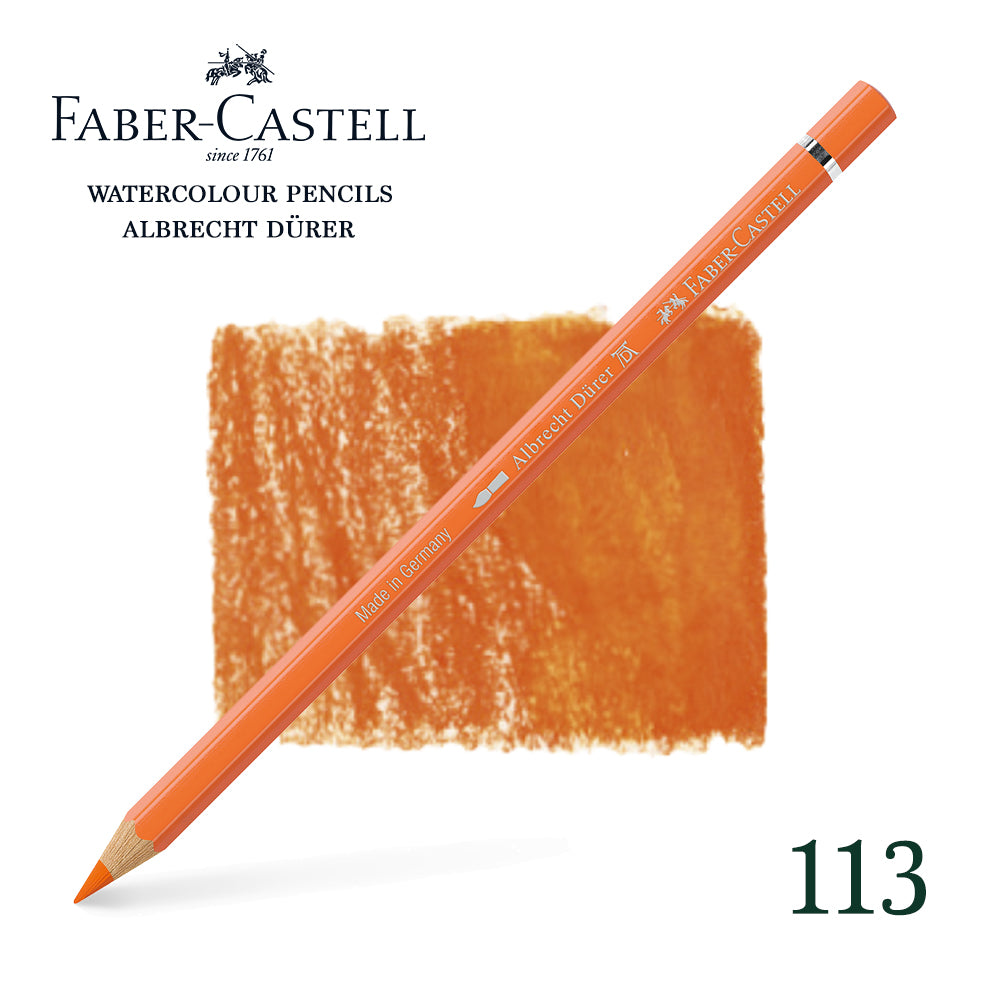 113 Orange glaze - Watercolor pencil - Faber Castell - Albrecht Durer