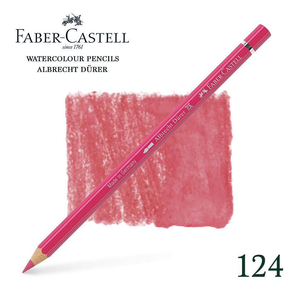 124 Rose Carmine - Watercolor pencil - Faber Castell - Albrecht Durer