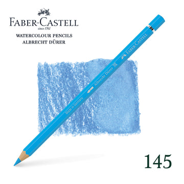 145 Bleu phtalo clair - Crayon aquarellable - Faber-Castell - Albrecht Dürer