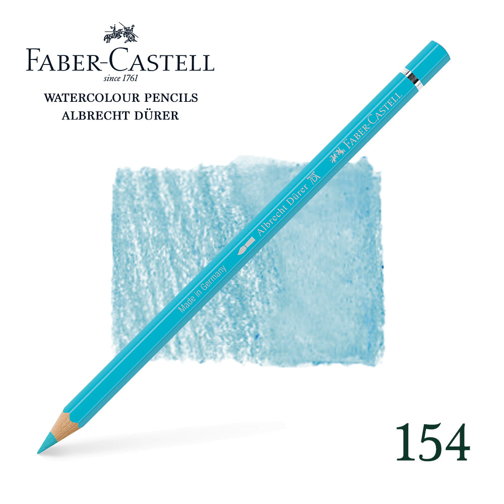 154 Kobalttürkis hell - Aquarellstift - Faber-Castell - Albrecht Dürer