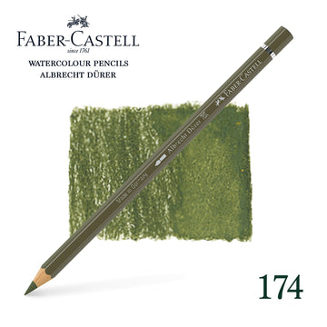 174 Vert oxyde de chrome opaque - Crayon aquarellable - Faber-Castell - Albrecht Dürer
