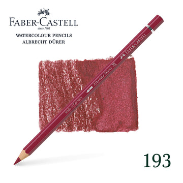 193 Carmin brûlé - Crayon aquarellable - Faber-Castell - Albrecht Dürer