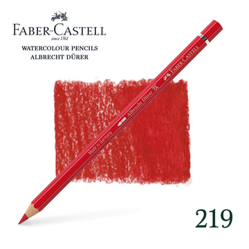 219 Rouge écarlate profond - Crayon aquarellable - Faber-Castell - Albrecht Dürer