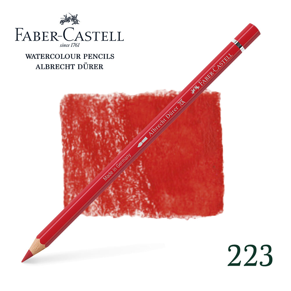 223 Rouge profond - Crayon aquarellable - Faber-Castell - Albrecht Dürer