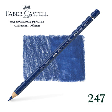 247 Bleu indanthrène - Crayon aquarellable - Faber-Castell - Albrecht Dürer