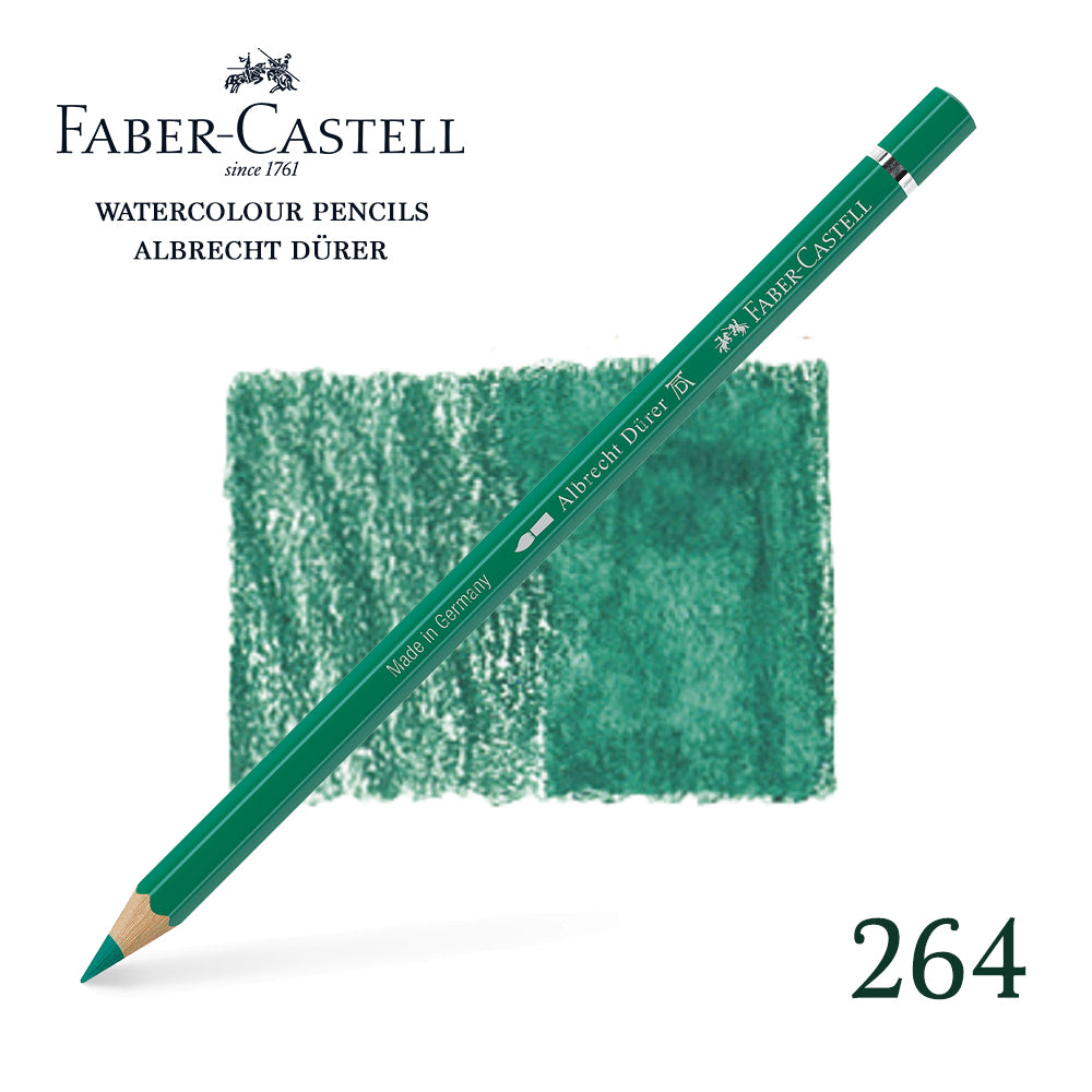 264 Vert phtalo foncé - Crayon aquarellable - Faber-Castell - Albrecht Dürer