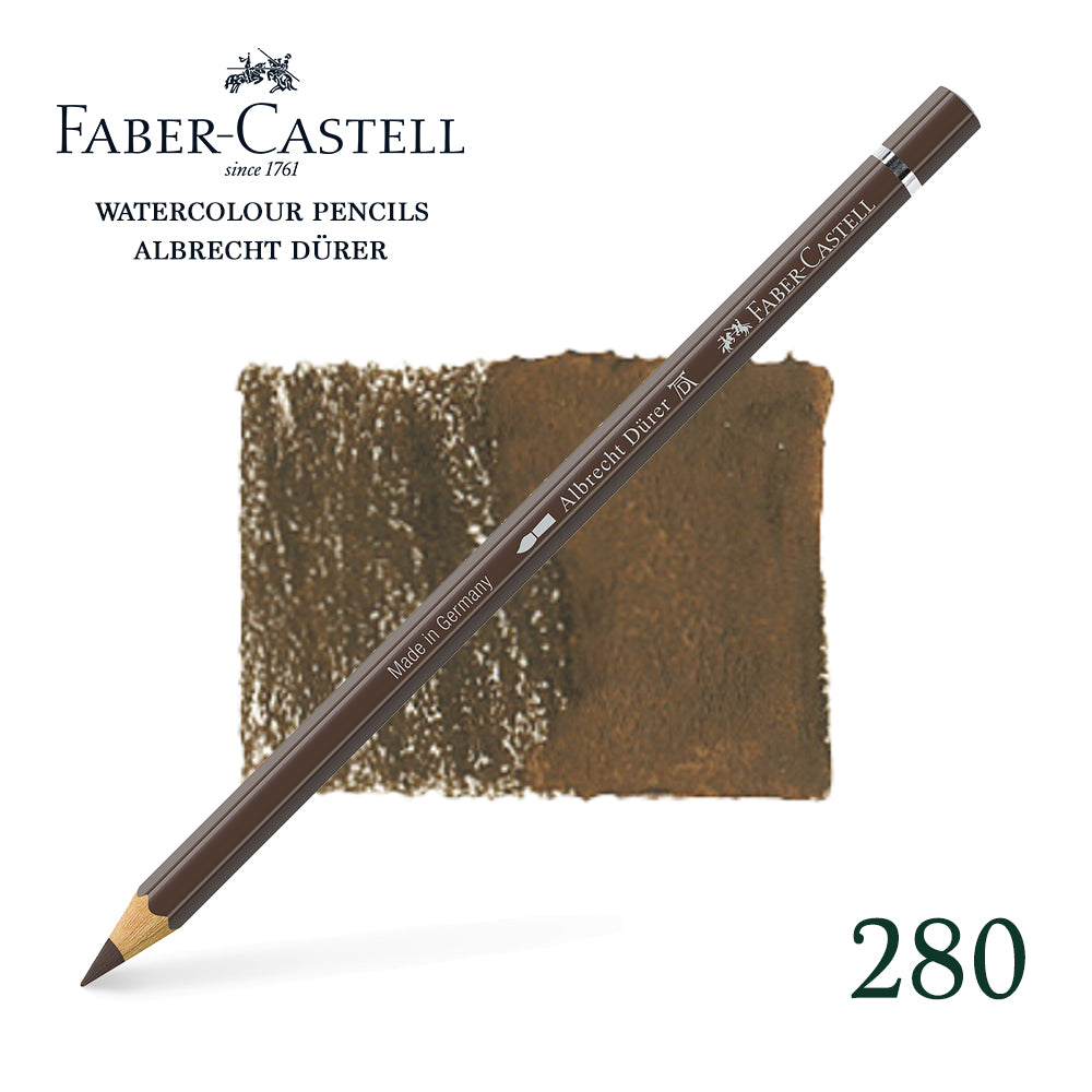 280 Terre d’ombre brûlée - Crayon aquarellable - Faber-Castell - Albrecht Dürer