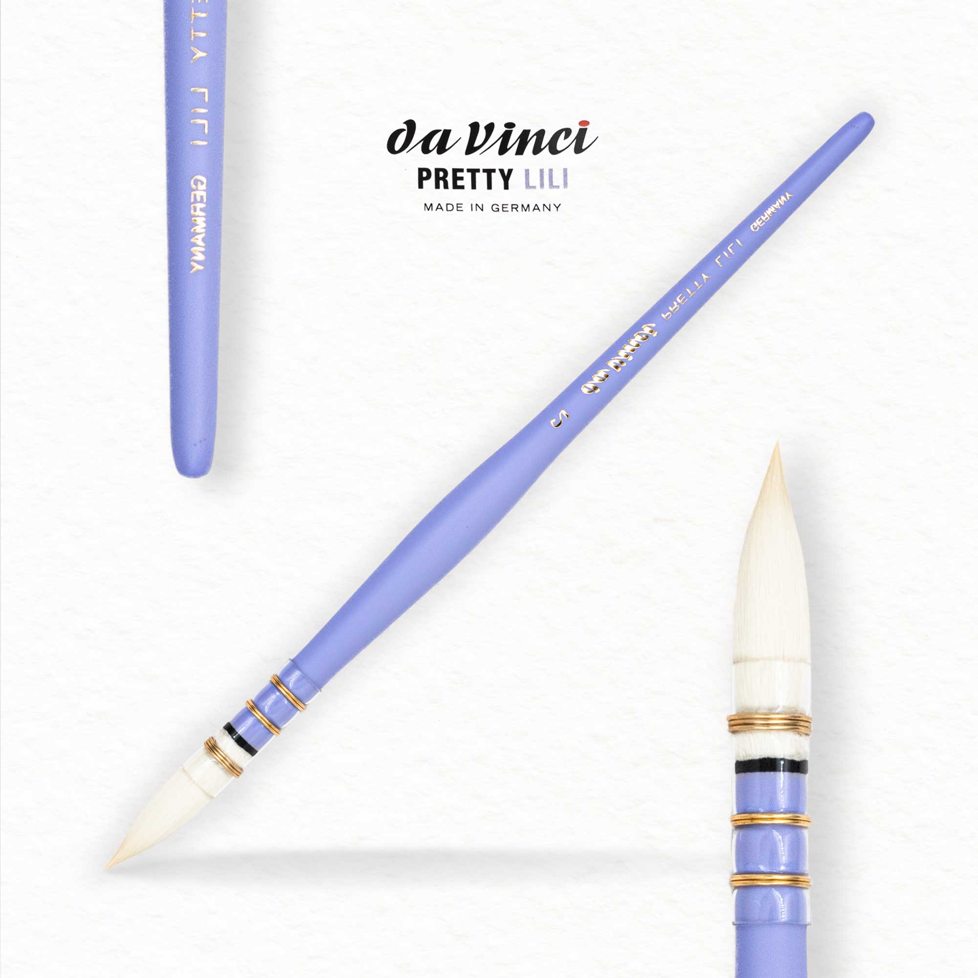 Pretty Lili - Da Vinci - Synthetic Watercolor Brush