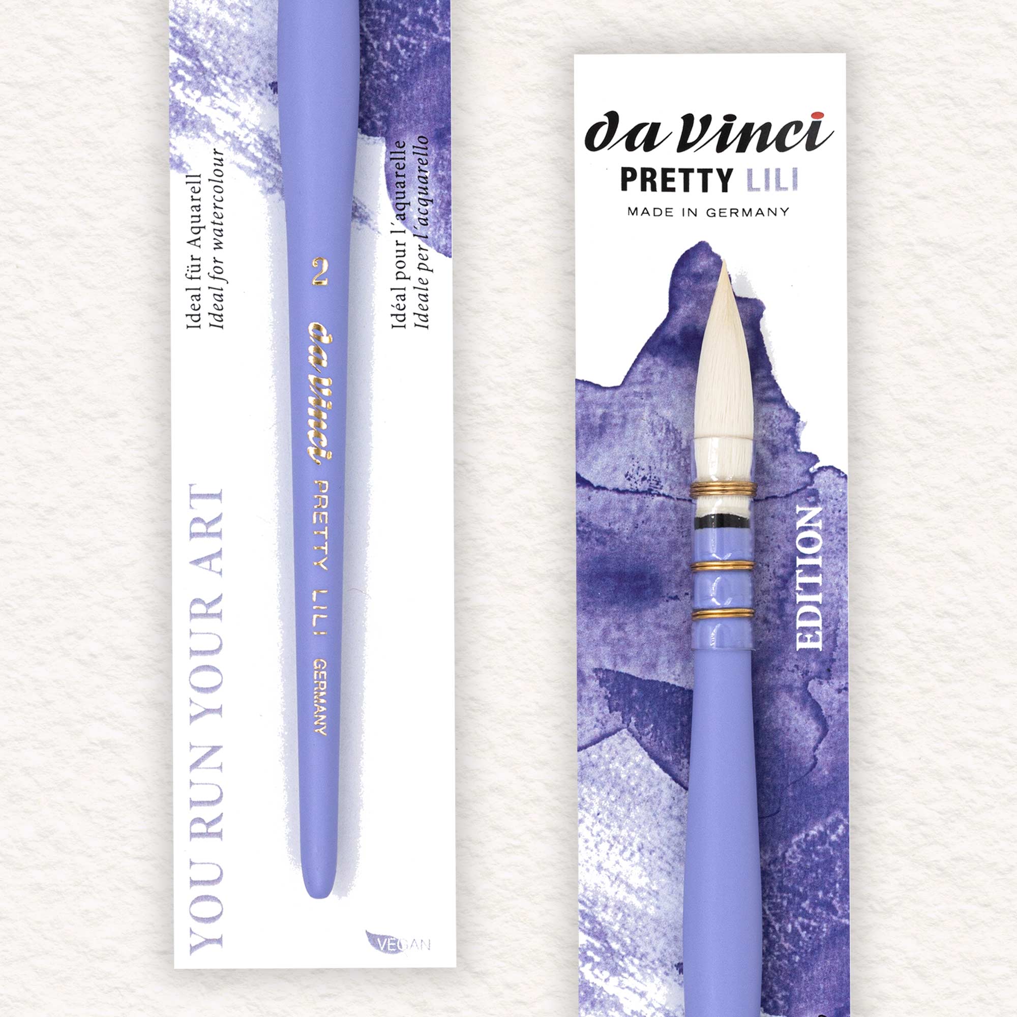 Pretty Lili - Da Vinci - Synthetic Watercolor Brush