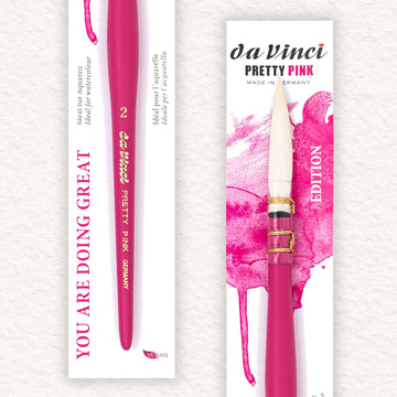 Pretty Pink - Synthetic Watercolor Brush - TinyWatercolorArt