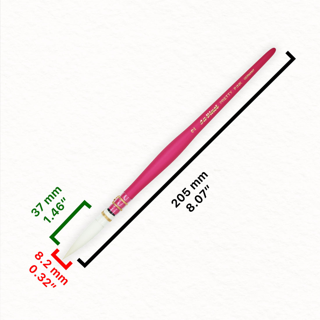 Pretty Pink - Synthetic Watercolor Brush