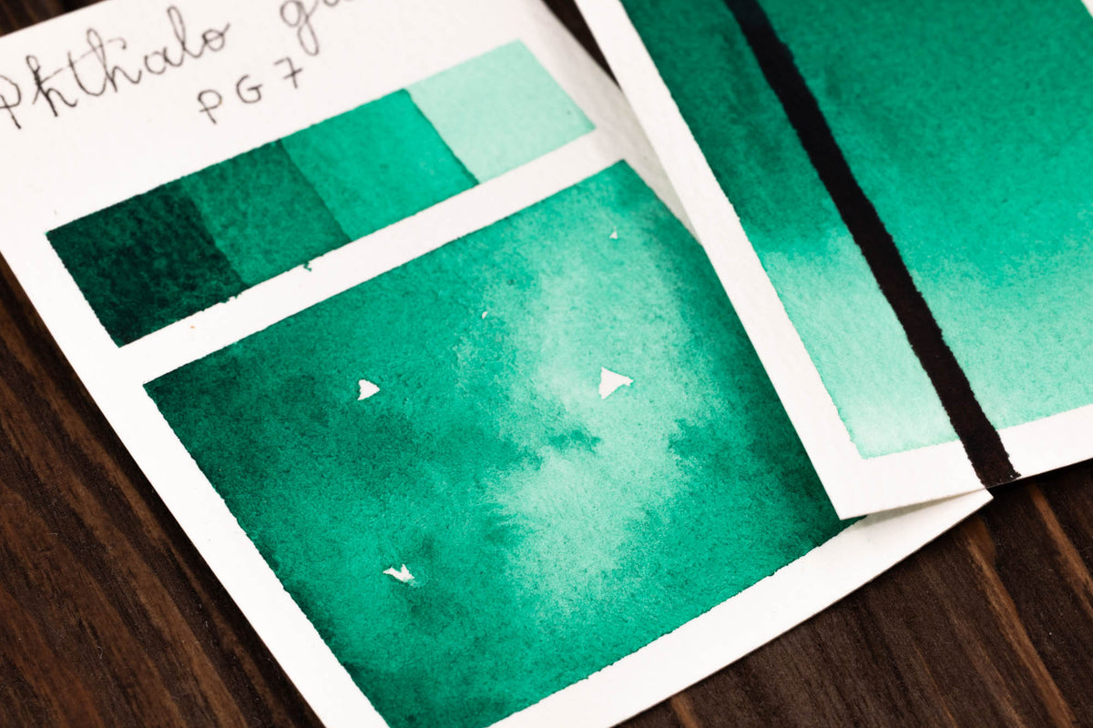 Vert phtalo - teinte bleue PG7