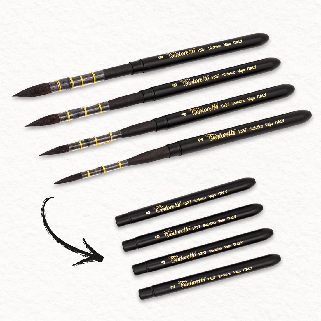 Reisepinsel - Vajo (Serie 1337) - Tintoretto