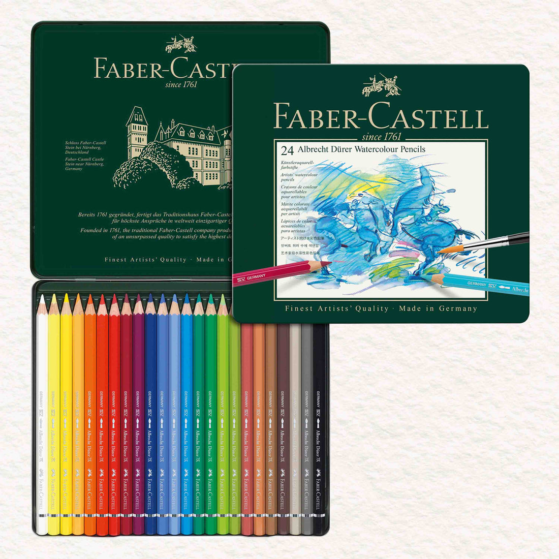 Set van 24 aquarelpotloden – Faber-Castell – Albrecht Dürer