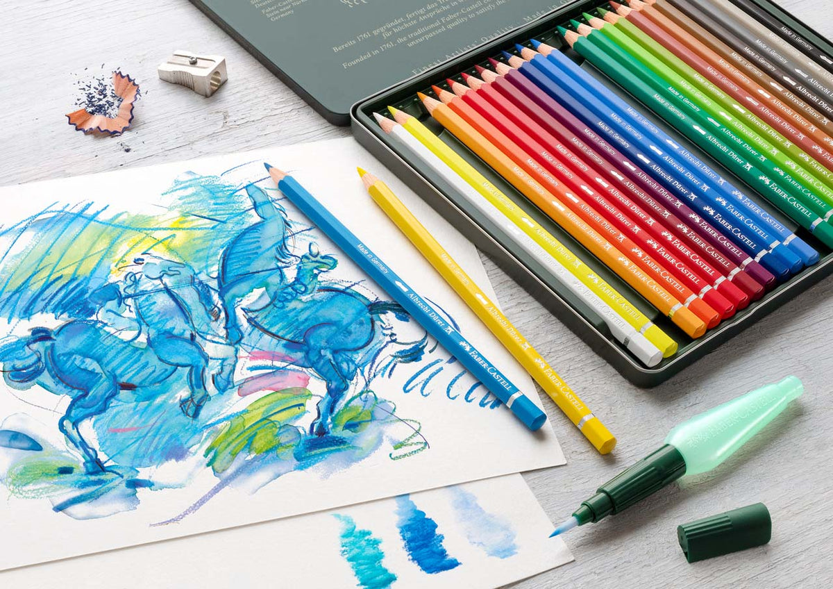 Set van 24 aquarelpotloden – Faber-Castell – Albrecht Dürer